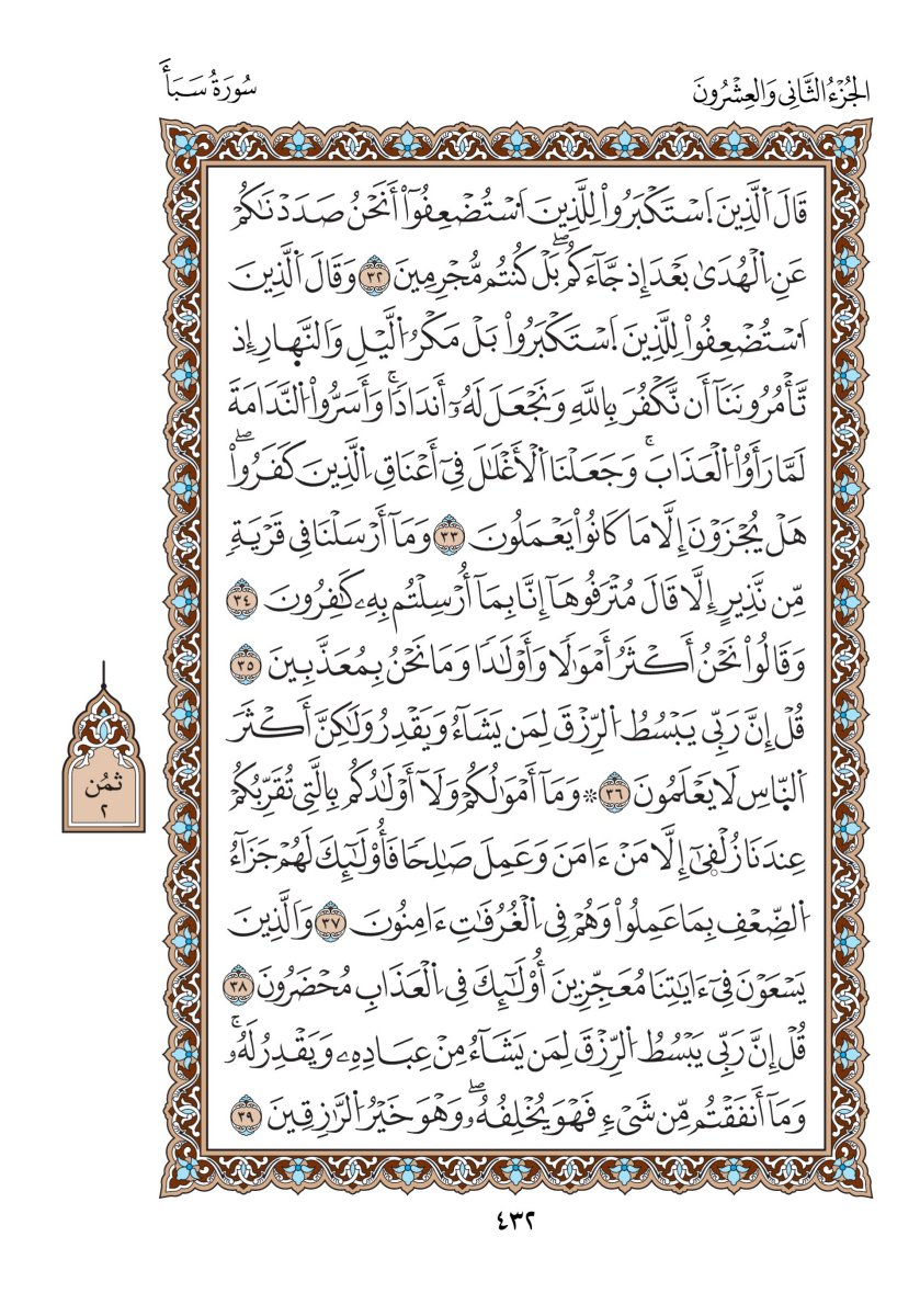 مصحف الدوري - الصفحة ٤٣٢