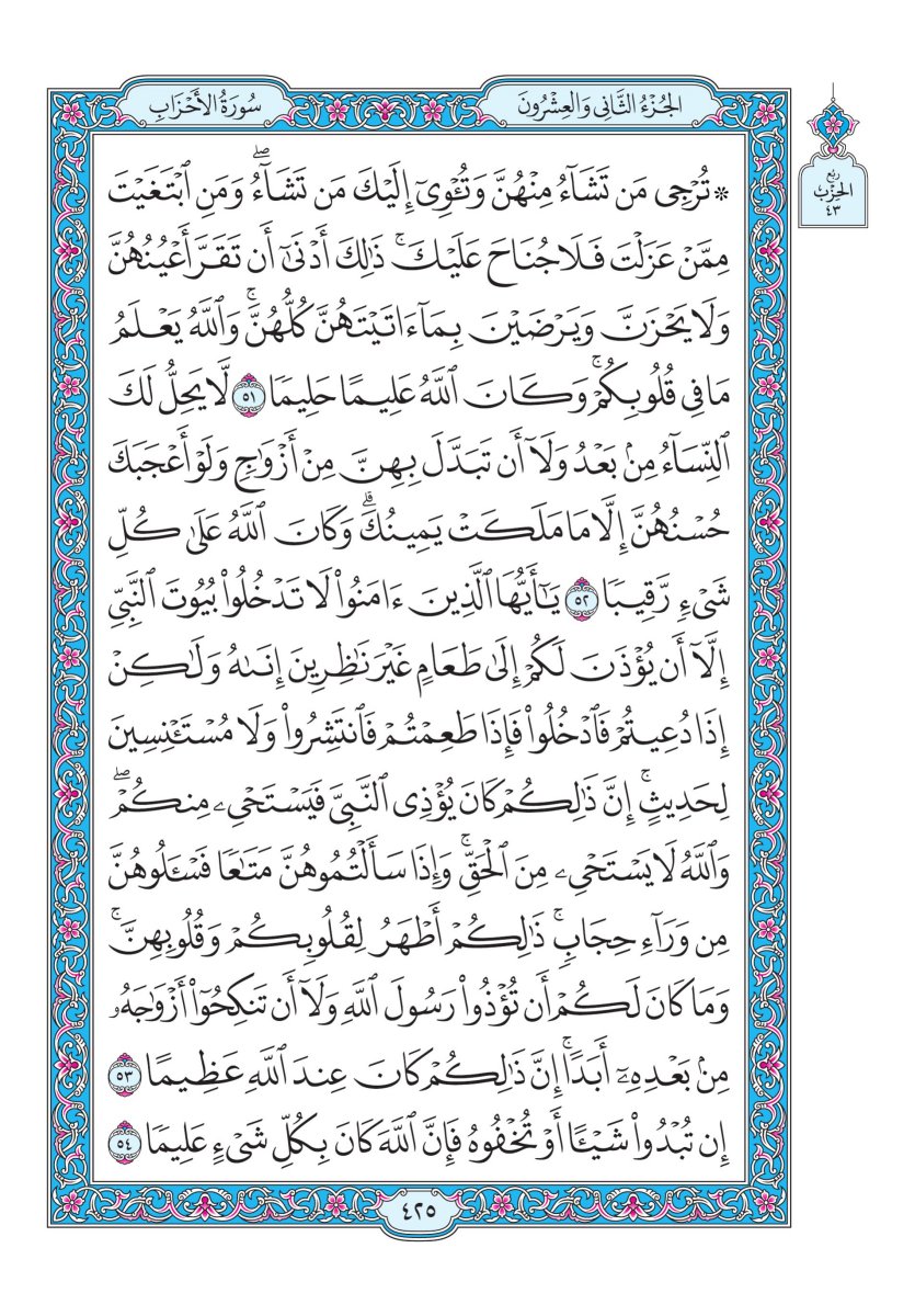 المصحف الجوامعي - الصفحة ٤٢٥