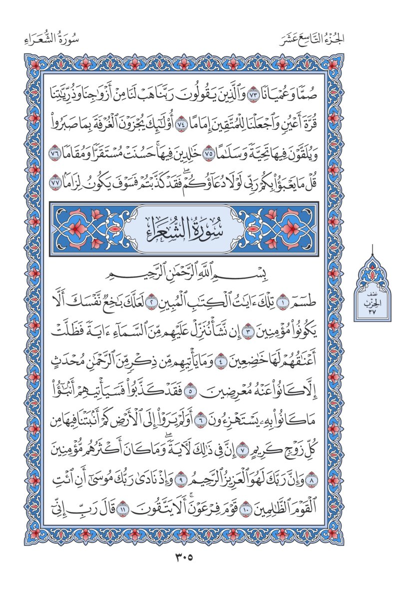 المصحف العادي 3 - الصفحة ٣٠٥