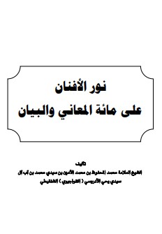 نور الافنان على مائة المعاني والبيان