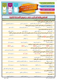 الاختبار النهائي لدورة العليا برواية الإمام حفص عن عاصم من طريق (6)