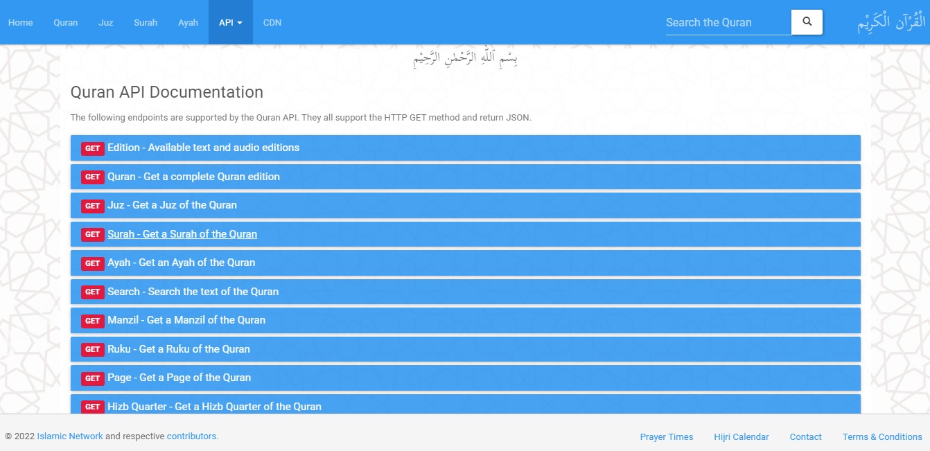 Quran API